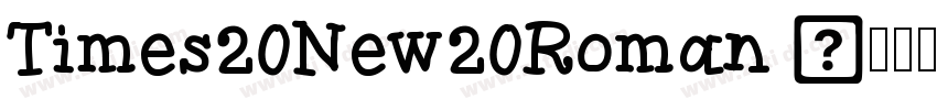 Times20New20Roman 字体转换